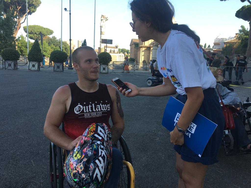 Nemanja Radicevic, campione serbo di wheelchair motocross