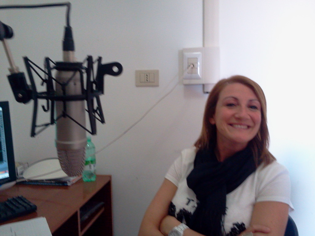 Elisabetta Guido, ospite nei vecchi studi di Radio FinestrAperta (2014)