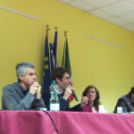 Relatori al convegno sulle barriere architettoniche