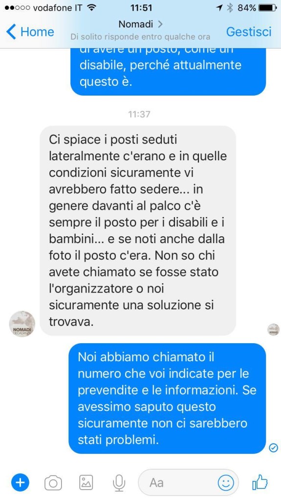 La risposta della band alla ragazza