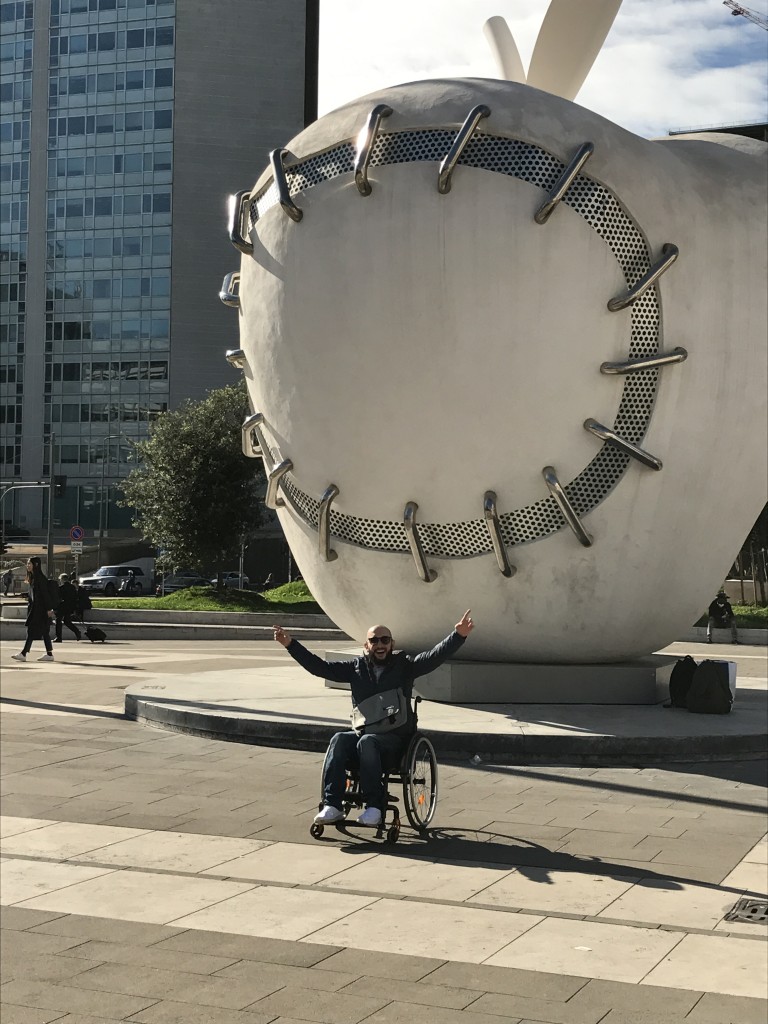 All'uscita della stazione centrale