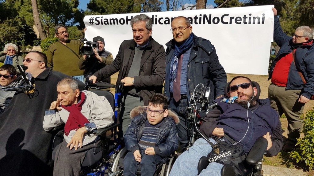 disabilità in piazza