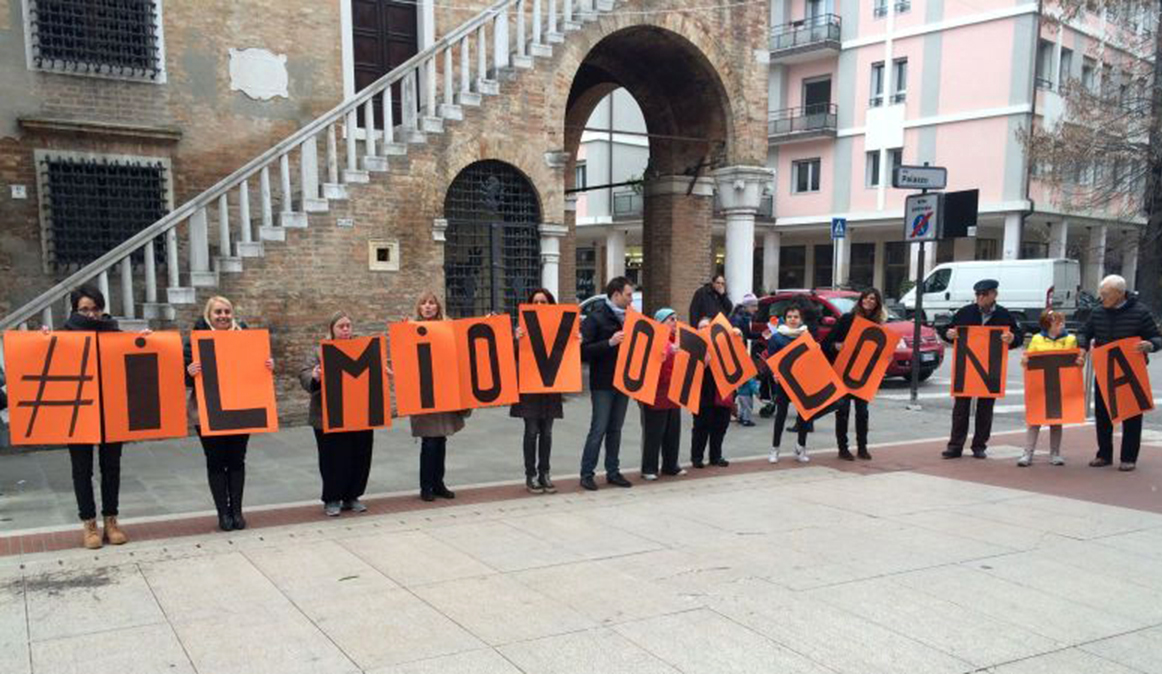 Manifestazione dell'Aipd