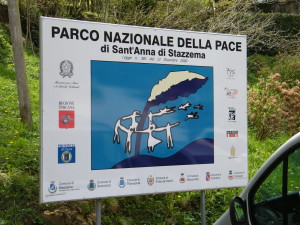 L'ingresso del Parco Nazionale della Pace