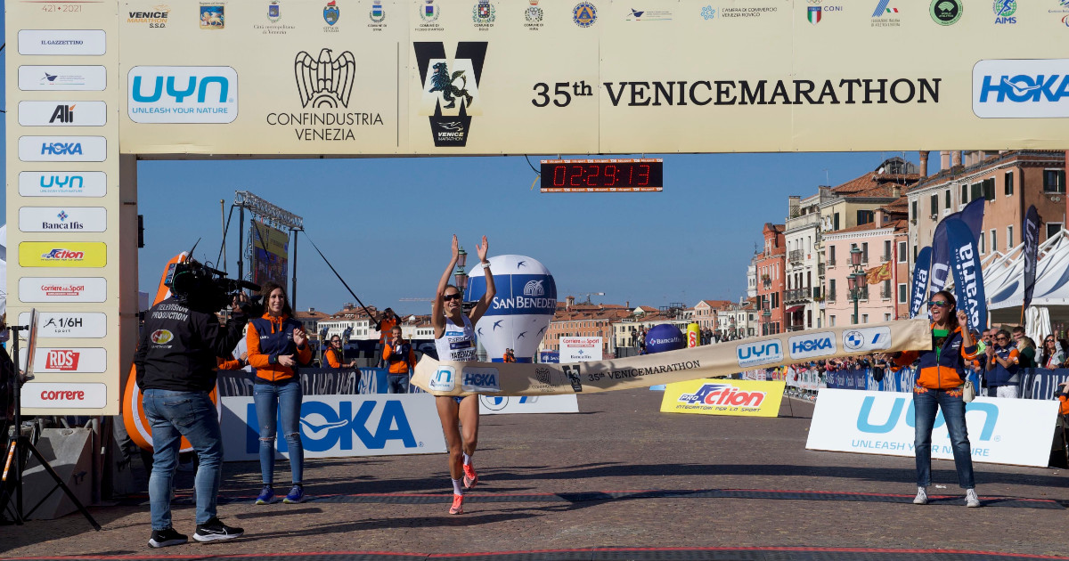 Sofiia Yaremchuk vincitrice della Maratona di Venezia 2021