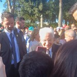 Il presidente Mattarella incontra il pubblico (foto: Elisa Marino)