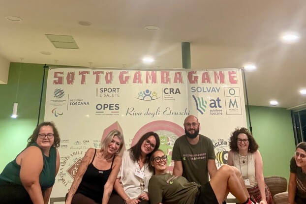 Alcuni protagonisti dell'evento, incluse le nostre inviate
