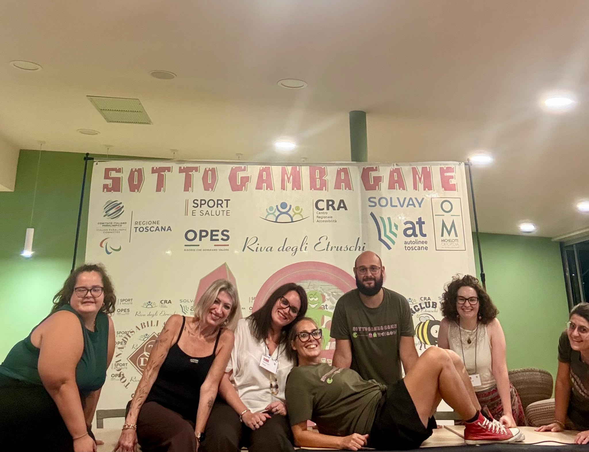 Alcuni protagonisti dell'evento, incluse le nostre inviate