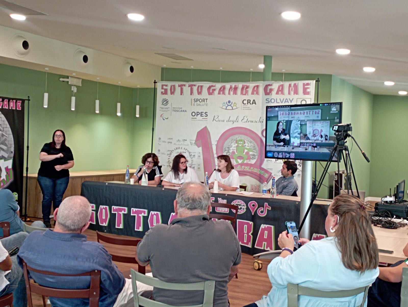 Un momento del Sotto Gamba Game